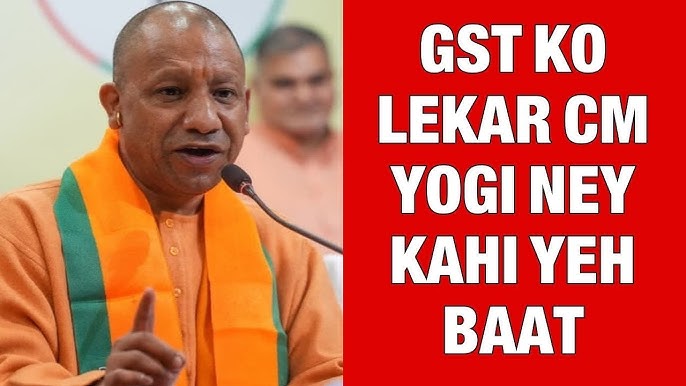 Yogi Adityanath interacting with traders during GST awareness campaign in Uttar Pradesh